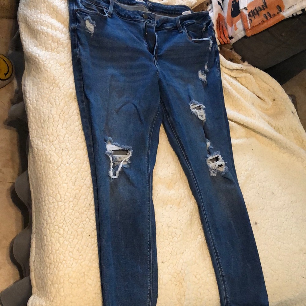 Old navy Distressed Blue Women's Jeans